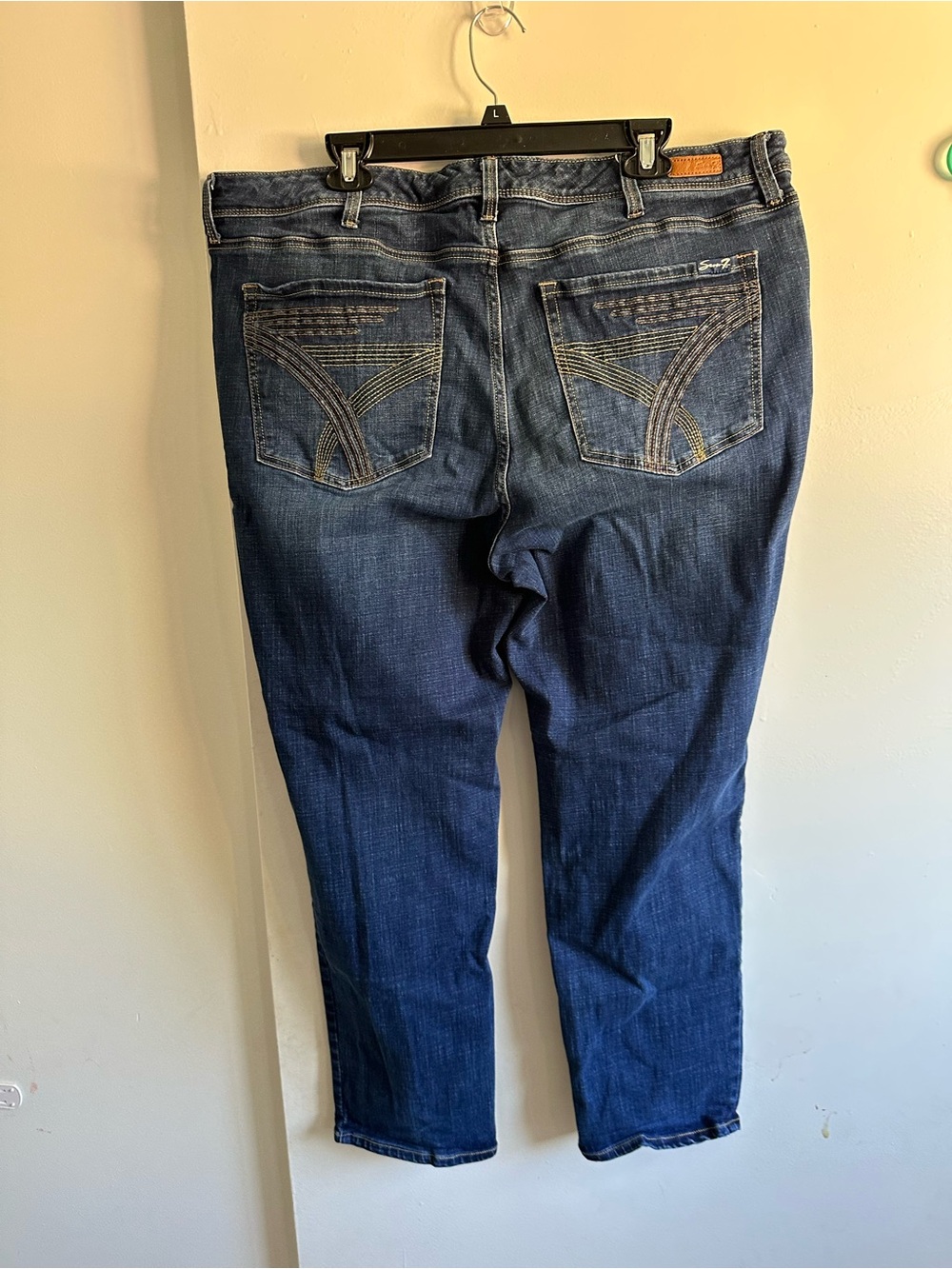 Seven7 Women's Dark Blue Slim Skinny Jeans - Picture 10 of 14